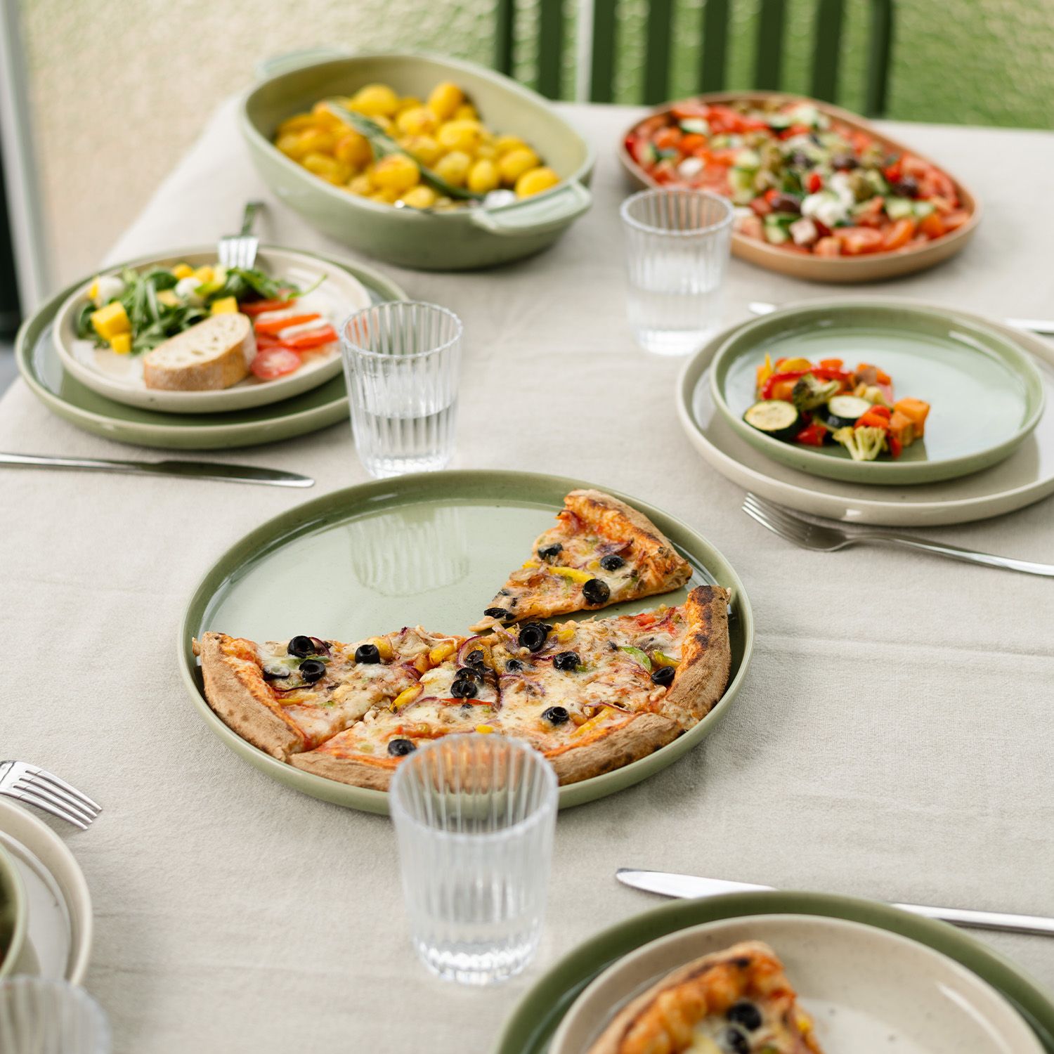 Salt&Pepper Blush pizzabord