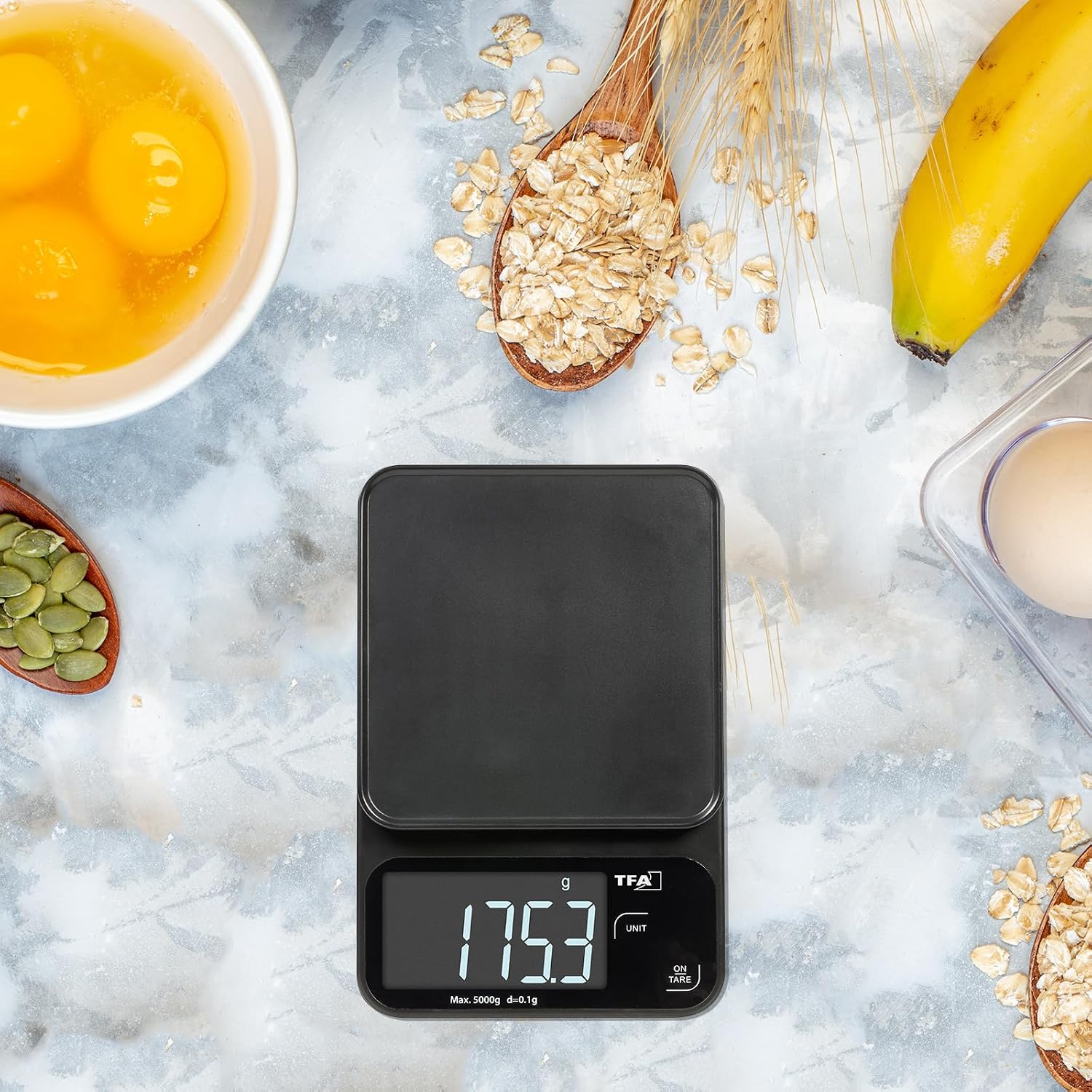 TFA  Digitale weegschaal "Cookie" 5kg / batterij