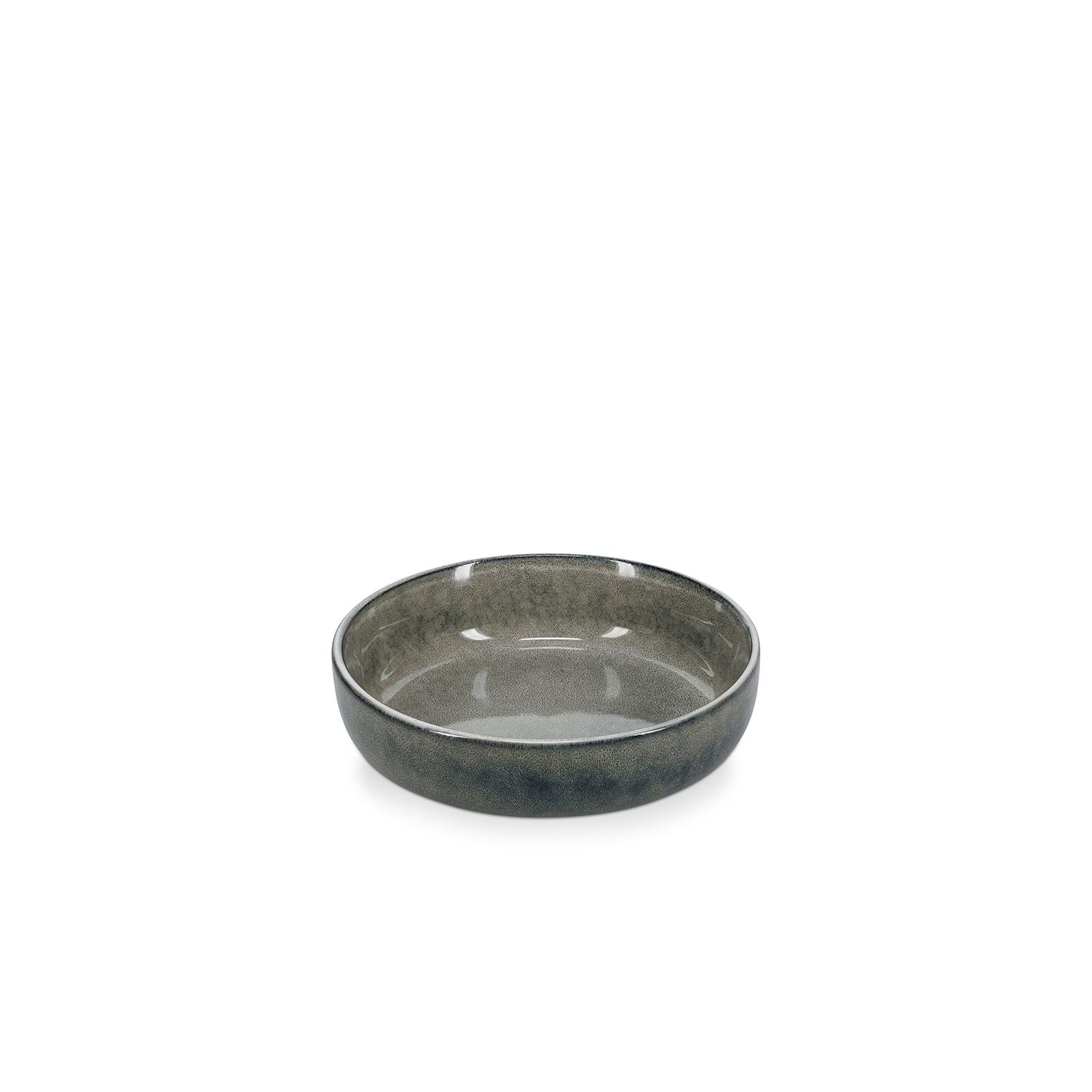 Salt&Pepper Meridian lage kom/ klein diep bord 17x5cm groenblauw 4+2 GRATIS