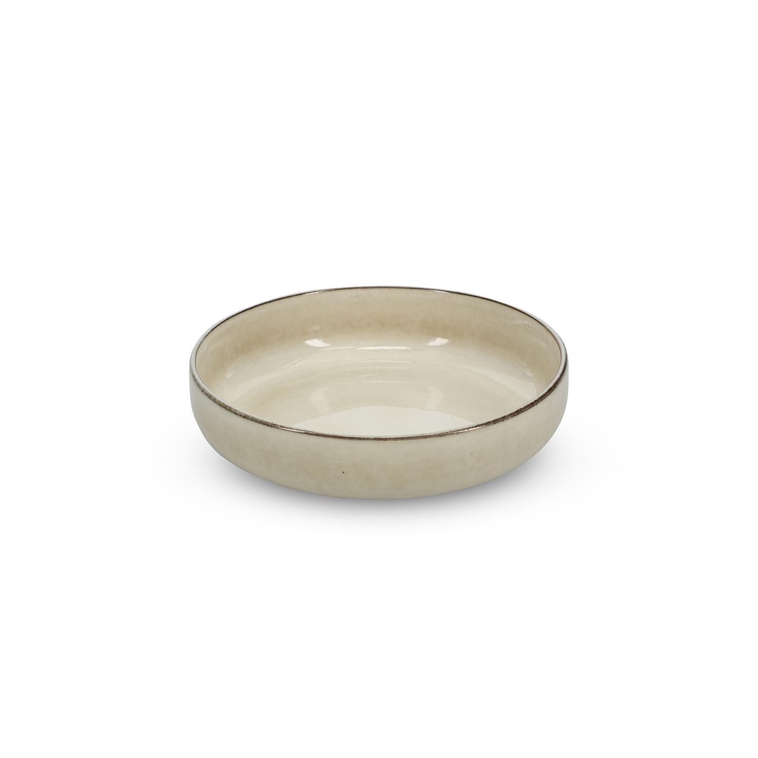 Salt&Pepper Meridian Diep bord 22cm ivoor