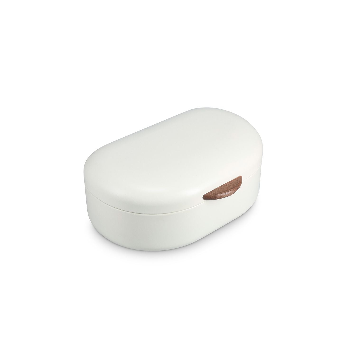 Salt&Pepper Crust Broodtrommel met houten greep  medium