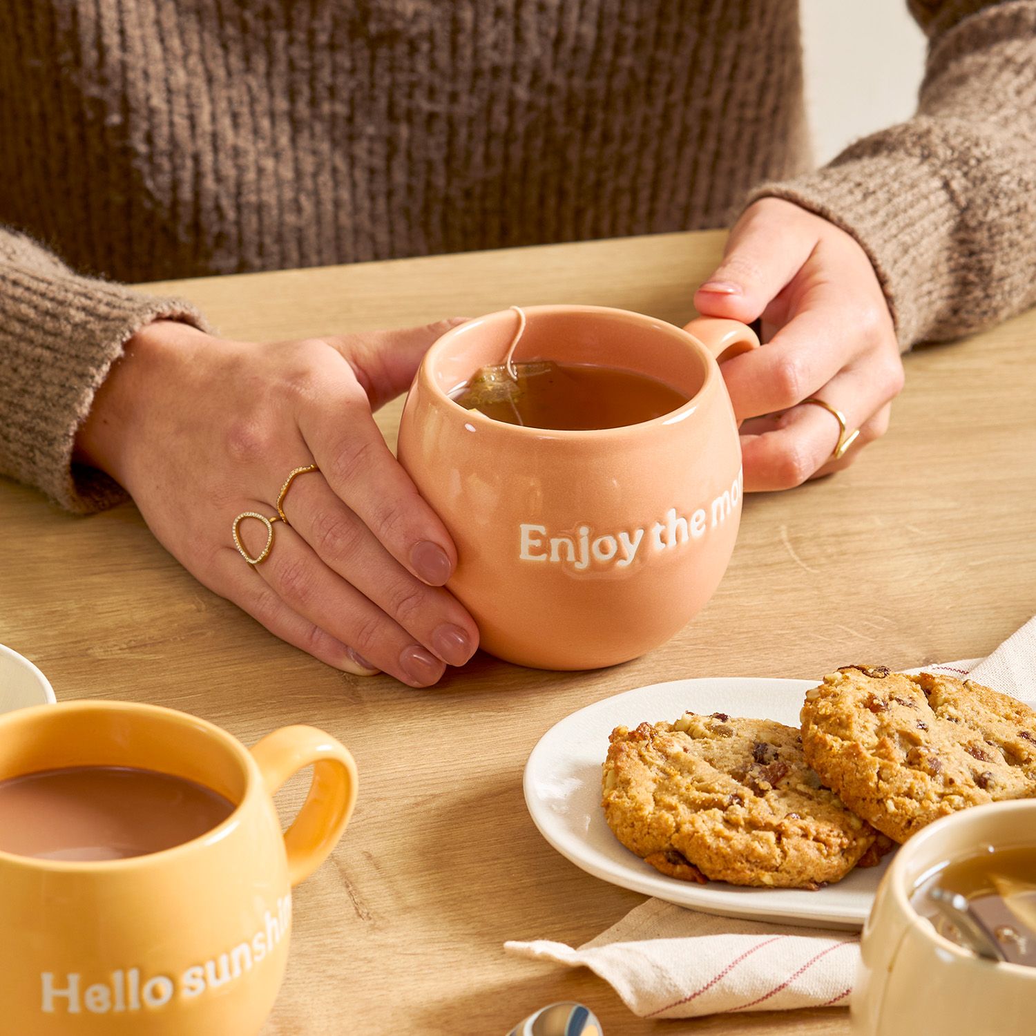 Salt&Pepper  Mok /muggie "Enjoy the moment" - Oosterlinck Home