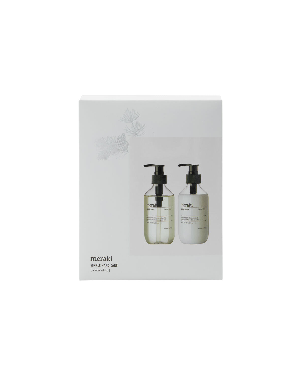 Meraki Winter Whisp giftbox met handzeep en handlotion in stijlvolle verpakking