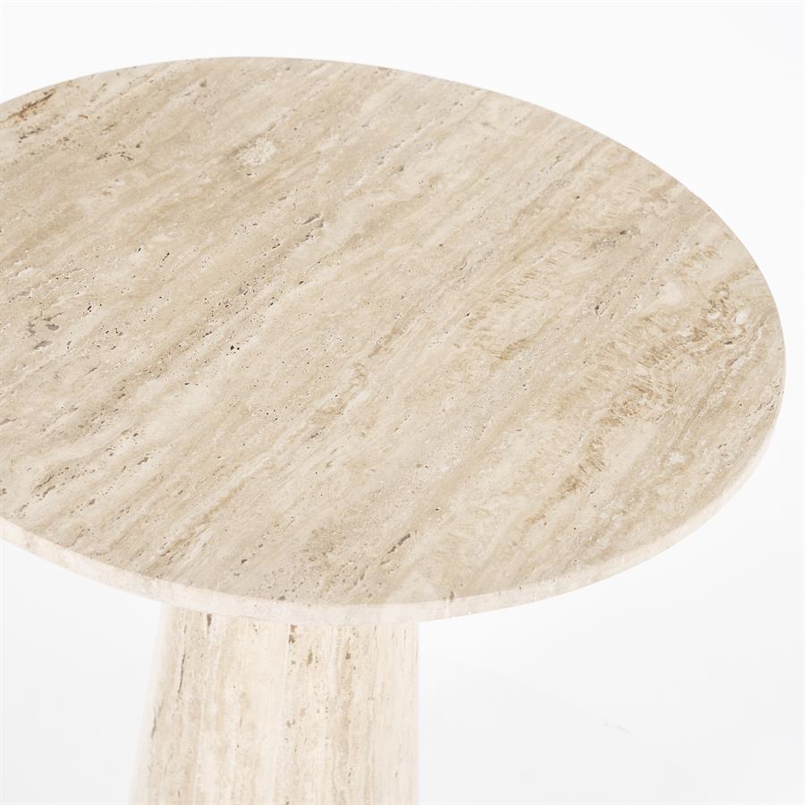 Linck. Aime tafel travertijn 70cm