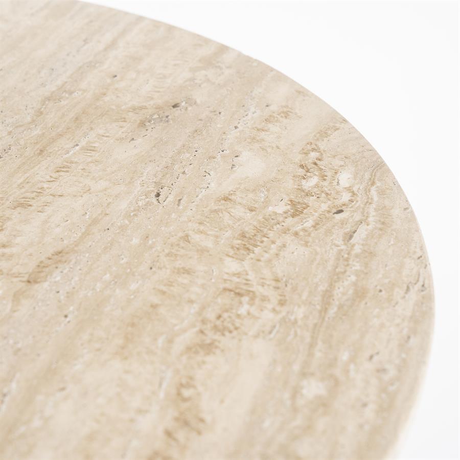 Linck. Aime tafel travertijn 70cm