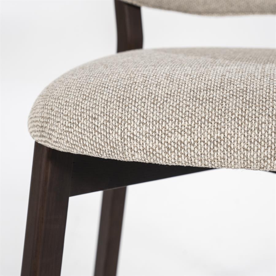 Linck. Mikky stoel donker hout