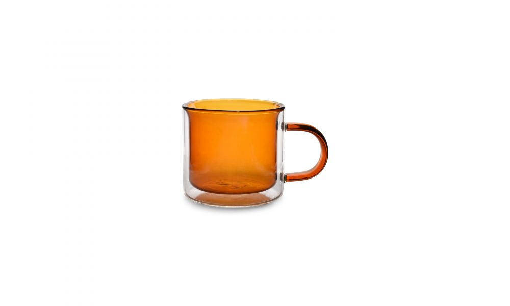 ONA  Liv dubbelwandige mokken amber - set van 2 - Oosterlinck