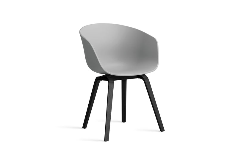 HAY - About a chair AAC22 - onderstel zwart gelakte eik - diverse kleuren - Oosterlinck