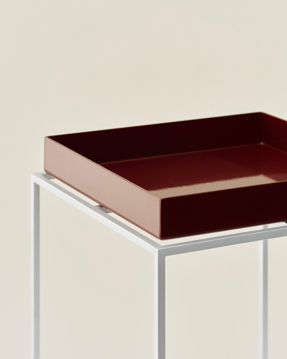Hay  Tray Table small high / bijzettafel silicone coated steel base