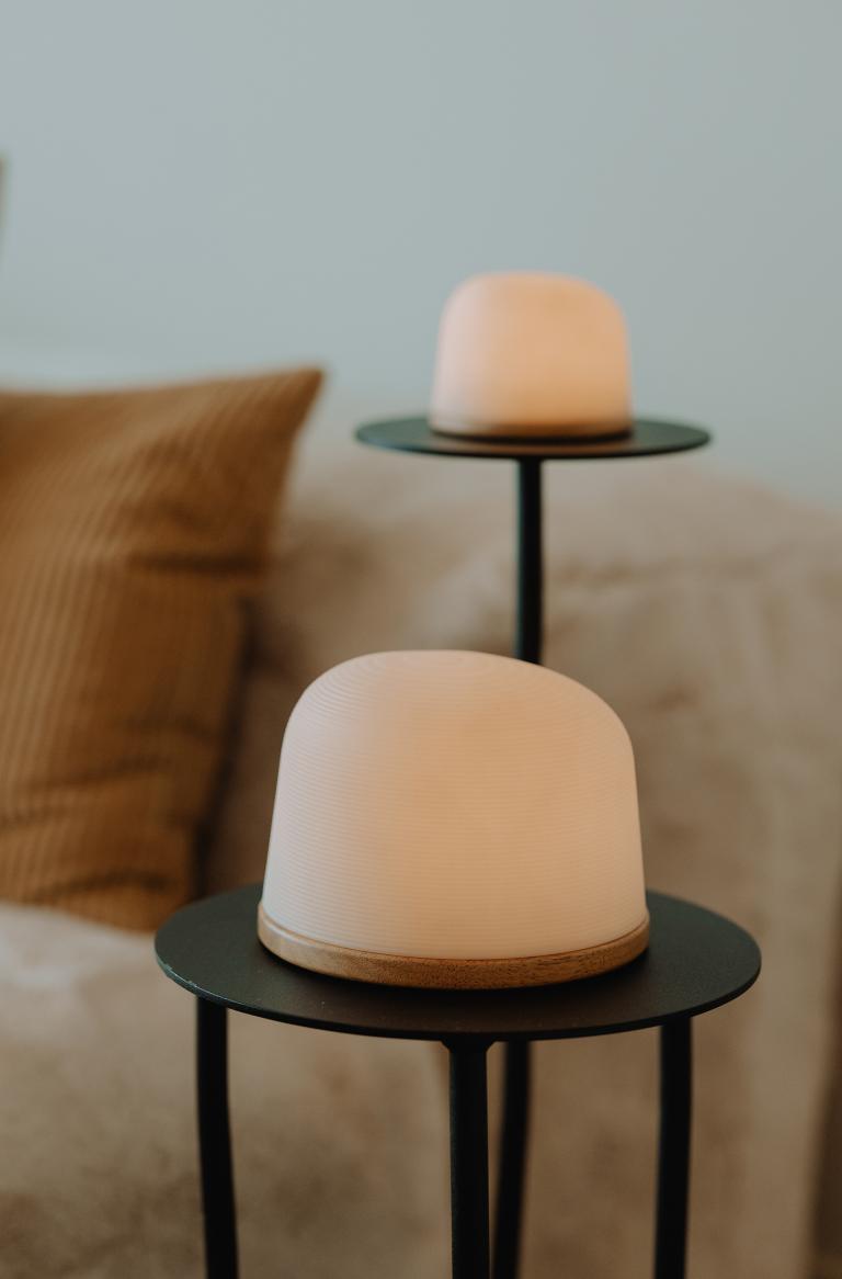 Atelier Pierre Fondant oplaadbare lamp large donker es - Oosterlinck Home