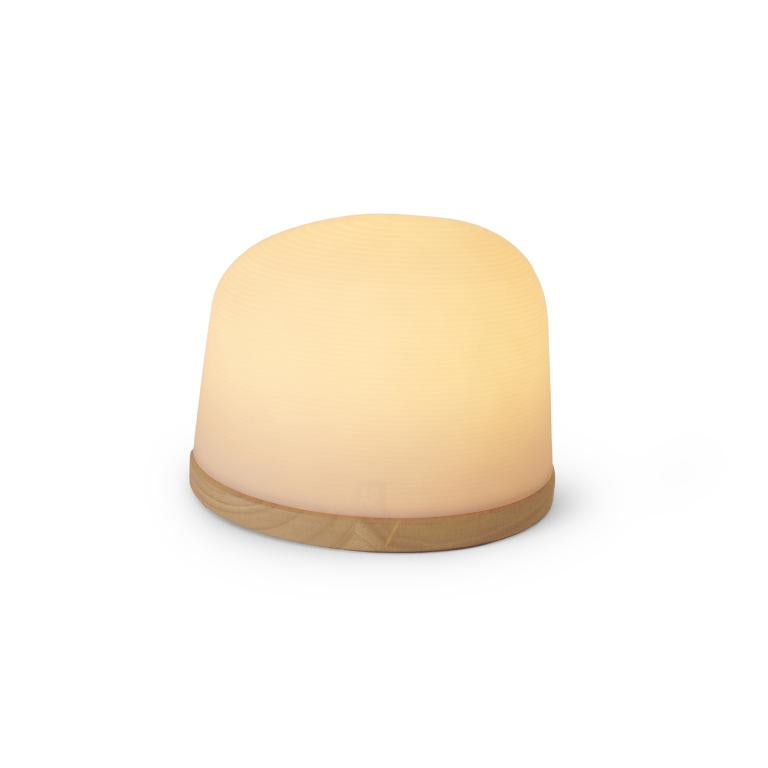 Atelier Pierre Fondant oplaadbare lamp large lichte eik - Oosterlinck Home