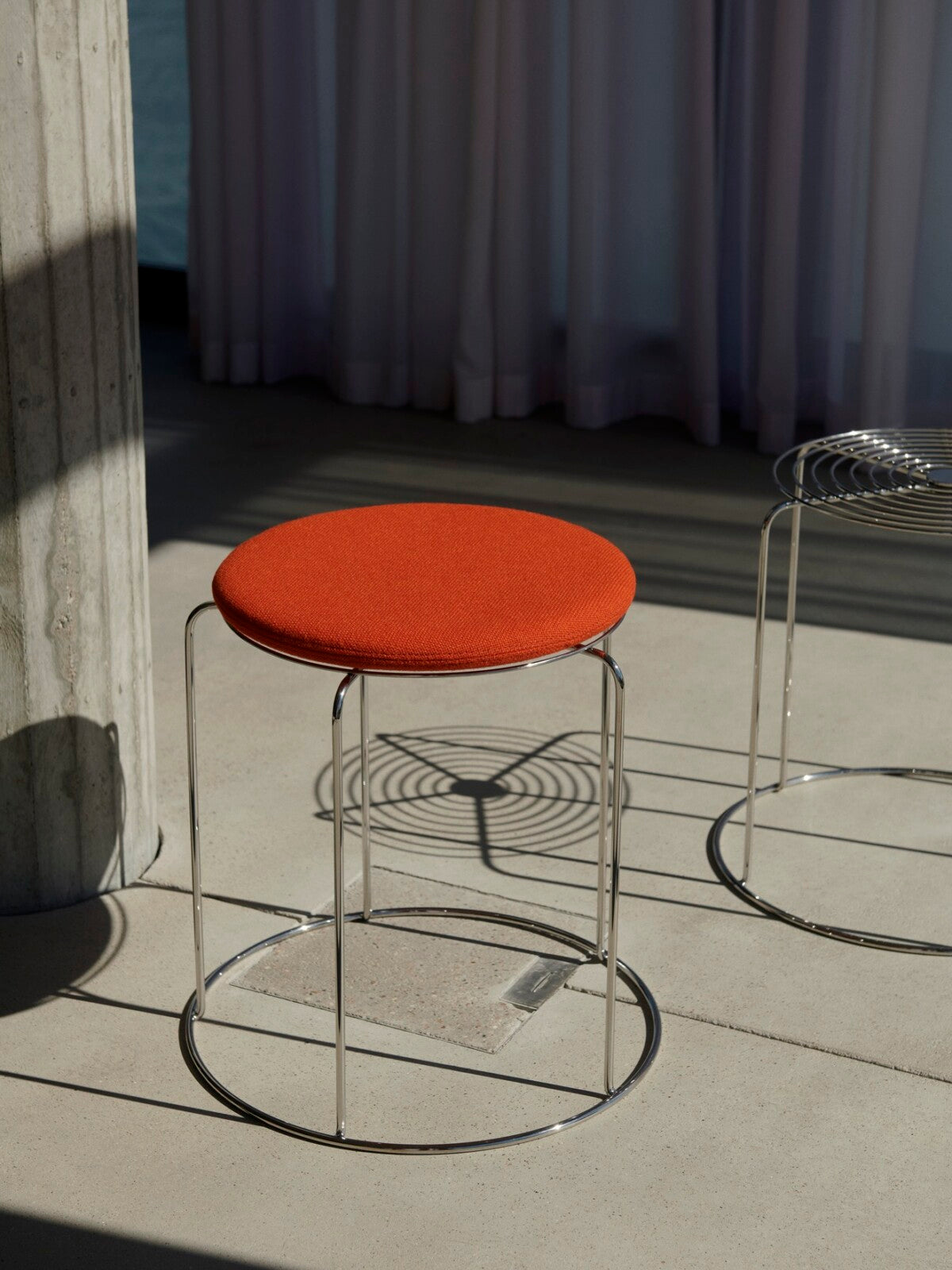 &Tradition  Wire Stool Verner Panton seat pads