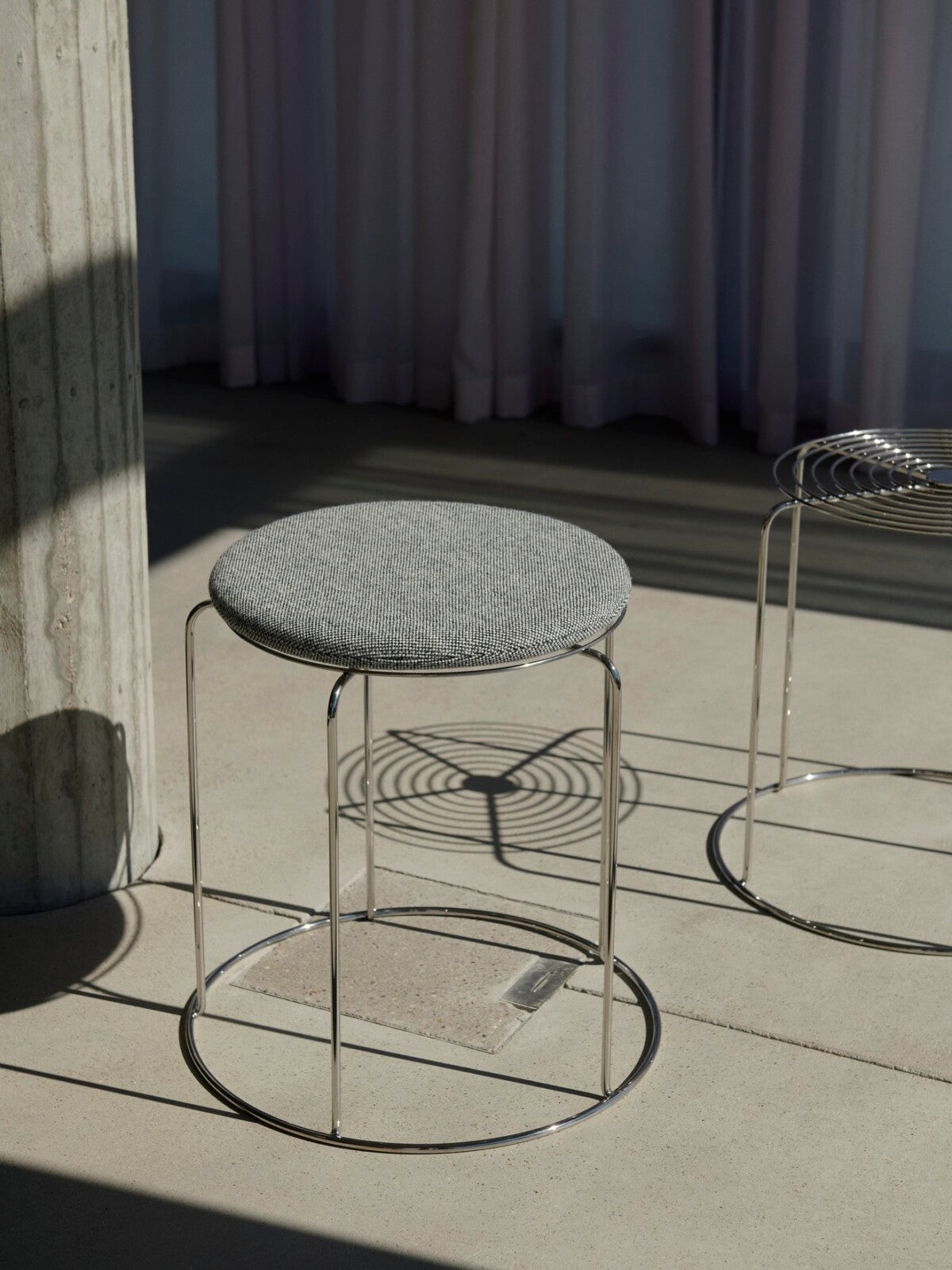 &Tradition  Wire Stool Verner Panton seat pads