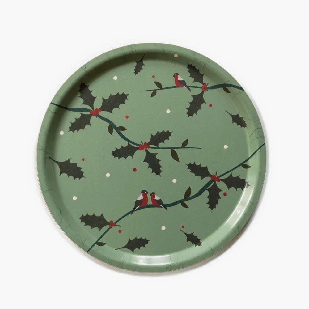 Blu Kat  Serveerplateau Holiday branches rond