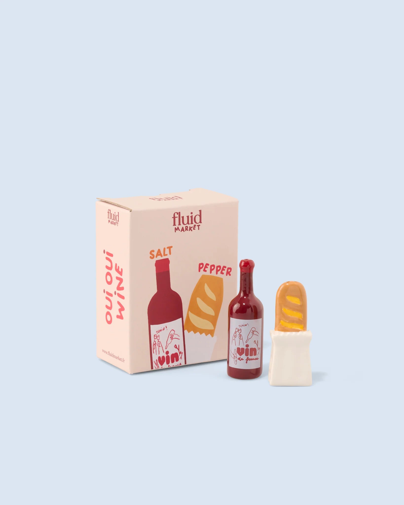 Fluid Market Baguette peper- en zout vatje - Oosterlinck Home