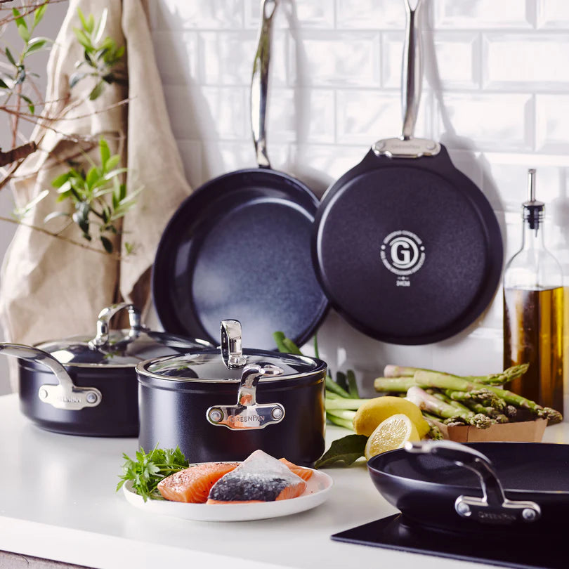 Greenpan Barcelona PRO stoofpan met deksel 30cm - Oosterlinck Home
