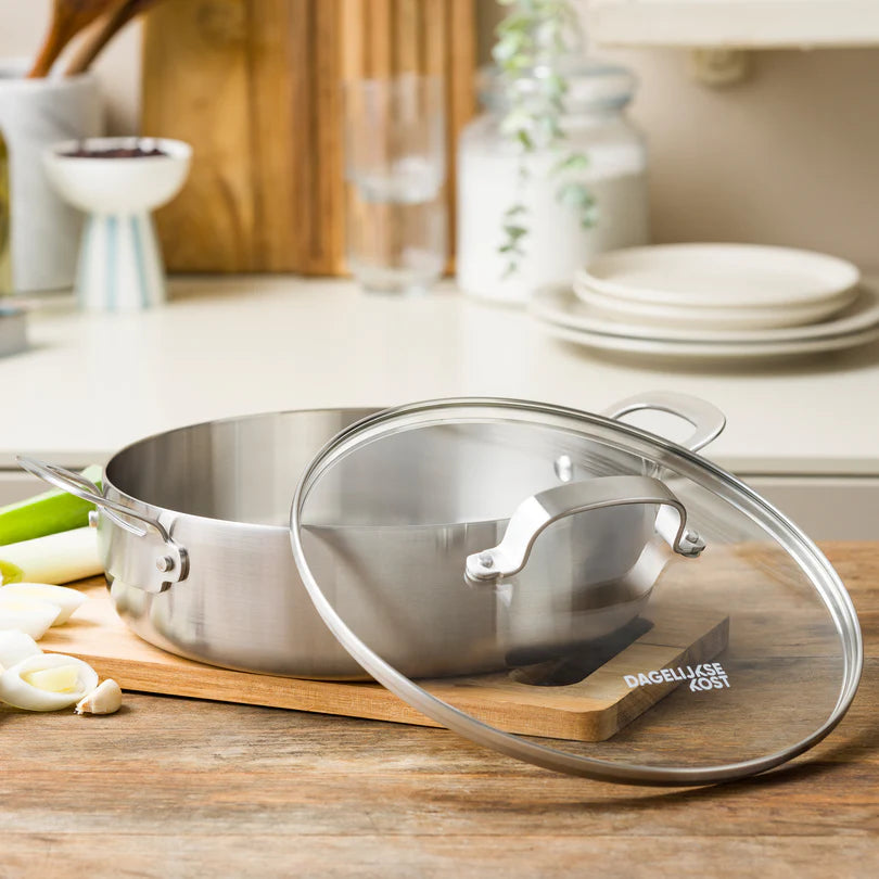 Dagelijkse Kost hapjespanpan 26cm met glazen deksel - Oosterlinck Home