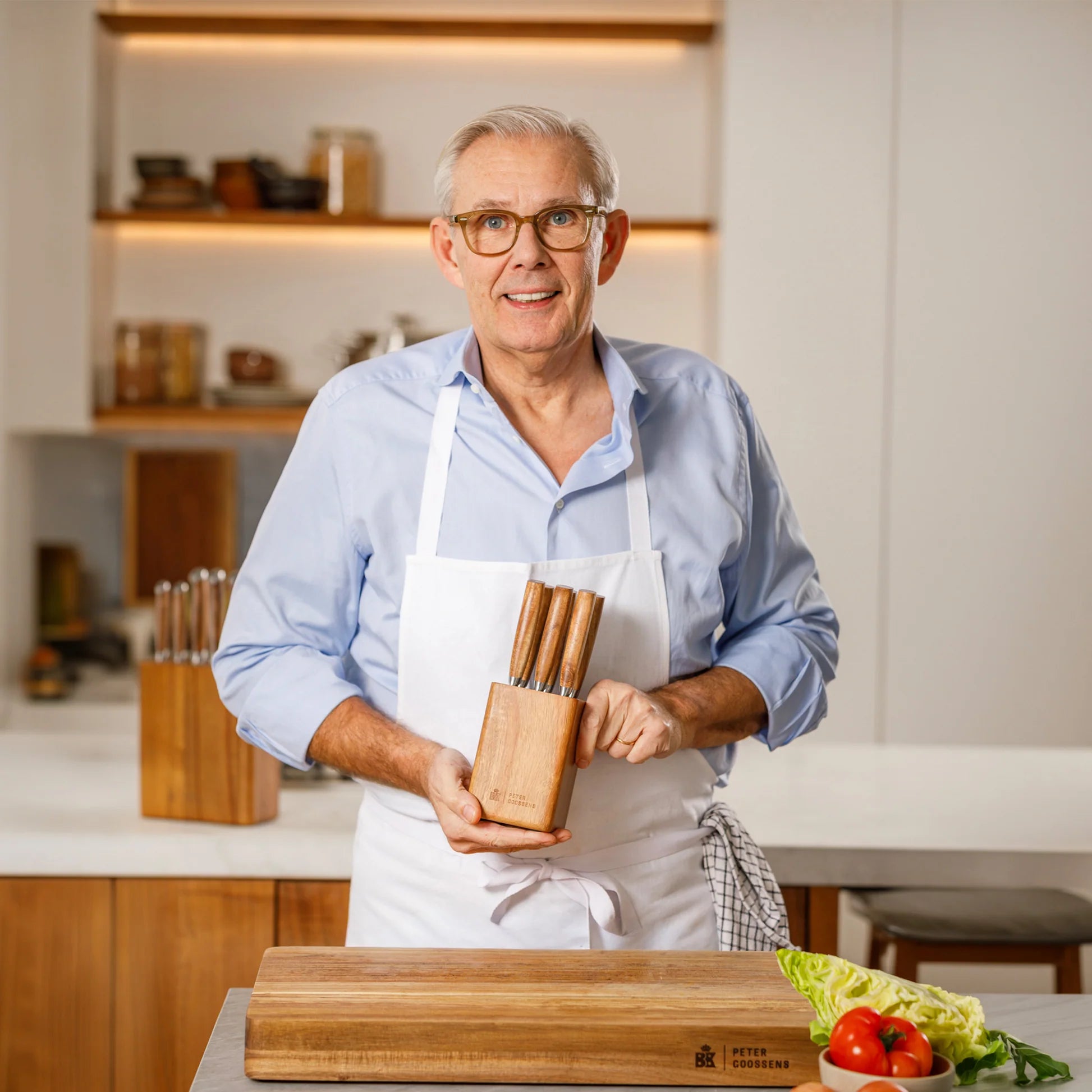 BK  Steakmessenblok met 6 messen Peter Goossens