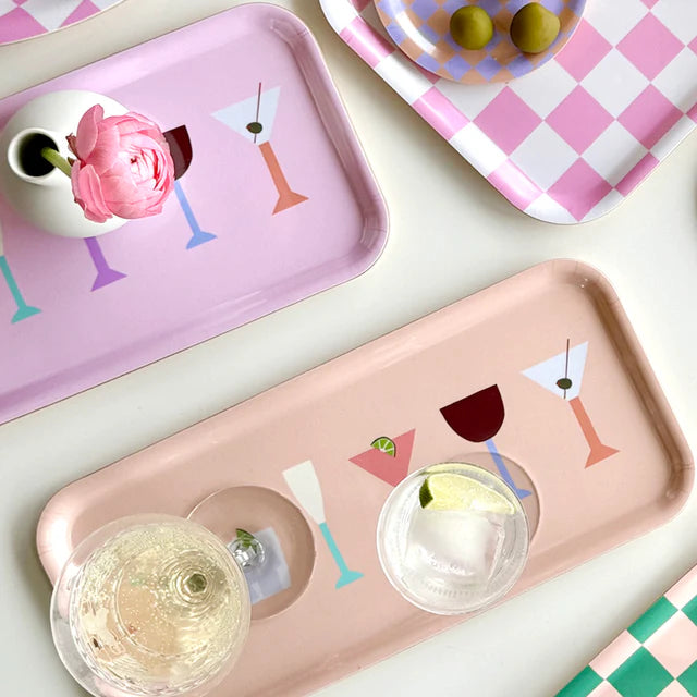 Blu Kat  Serveerplateau Cocktails - diverse kleuren - Oosterlinck Home