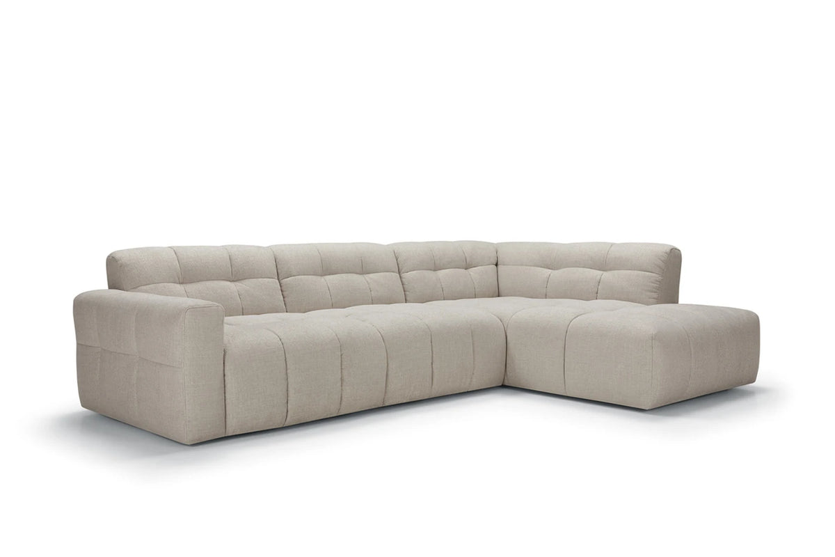 Sits Cube sofa 299*192cm met rechte arm spicy beige