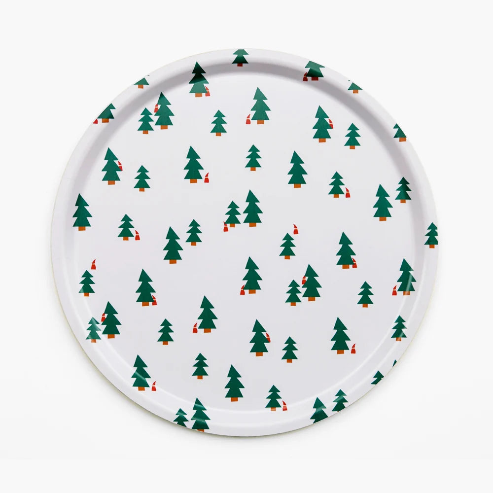 Blu Kat  Serveerplateau Christmas Forest rond