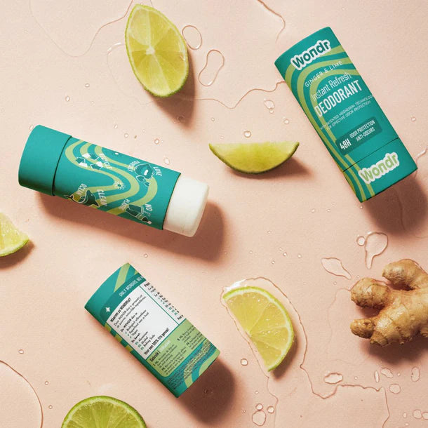 Wondr  Deodorant Instant refresh Ginger & Lime - Oosterlinck
