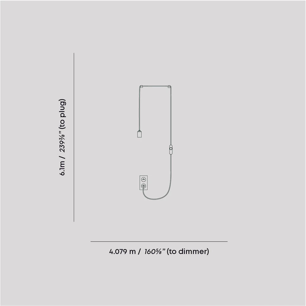 TALA Plug-in Pendant Brass -50 - Oosterlinck Home