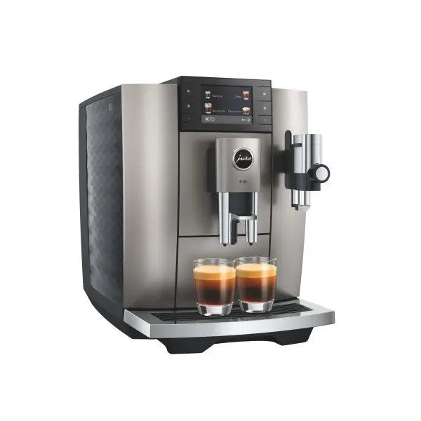 Jura E8 ED Midnigt Silver volautomatische koffiemachine