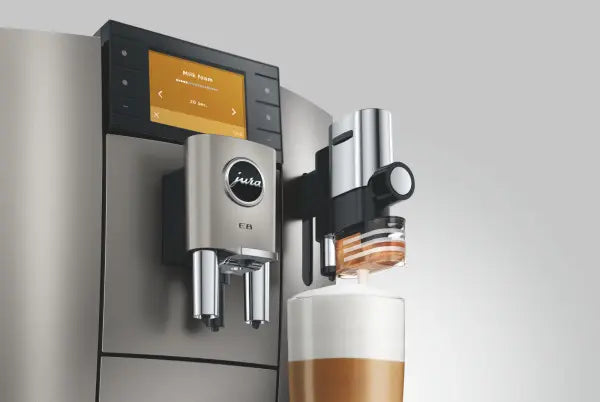 Jura E8 ED Midnigt Silver volautomatische koffiemachine