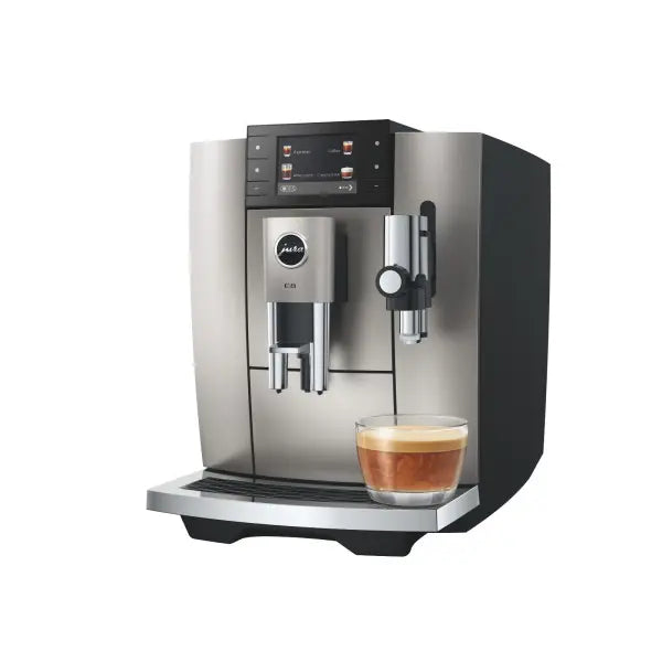 Jura E8 ED Midnigt Silver volautomatische koffiemachine