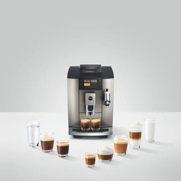 Jura E8 ED Midnigt Silver volautomatische koffiemachine