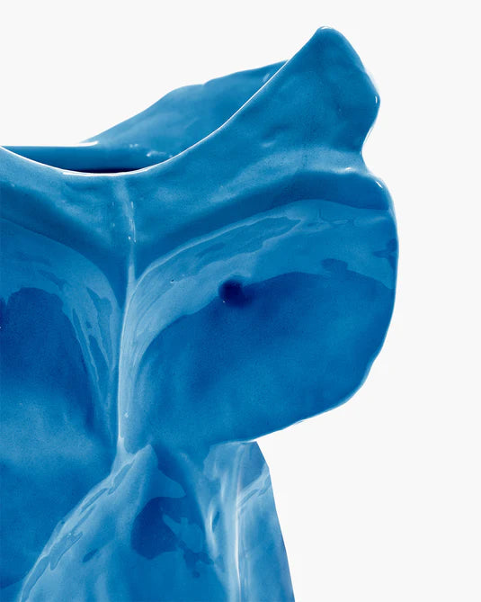 Serax  Owl Vase blauw - Oosterlinck Home
