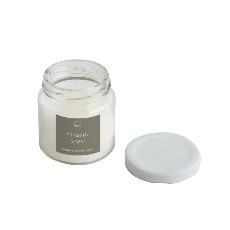 LEEFF  Jar candle small - diverse opschriften - Oosterlinck