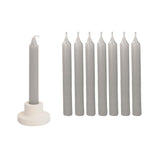 LEEFF  Giftbox mini-candles met kandelaartje - 2 kleuren - Oosterlinck