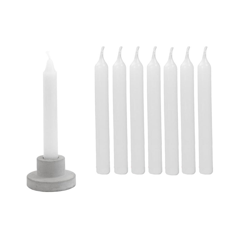 LEEFF  Giftbox mini-candles met kandelaartje - 2 kleuren - Oosterlinck