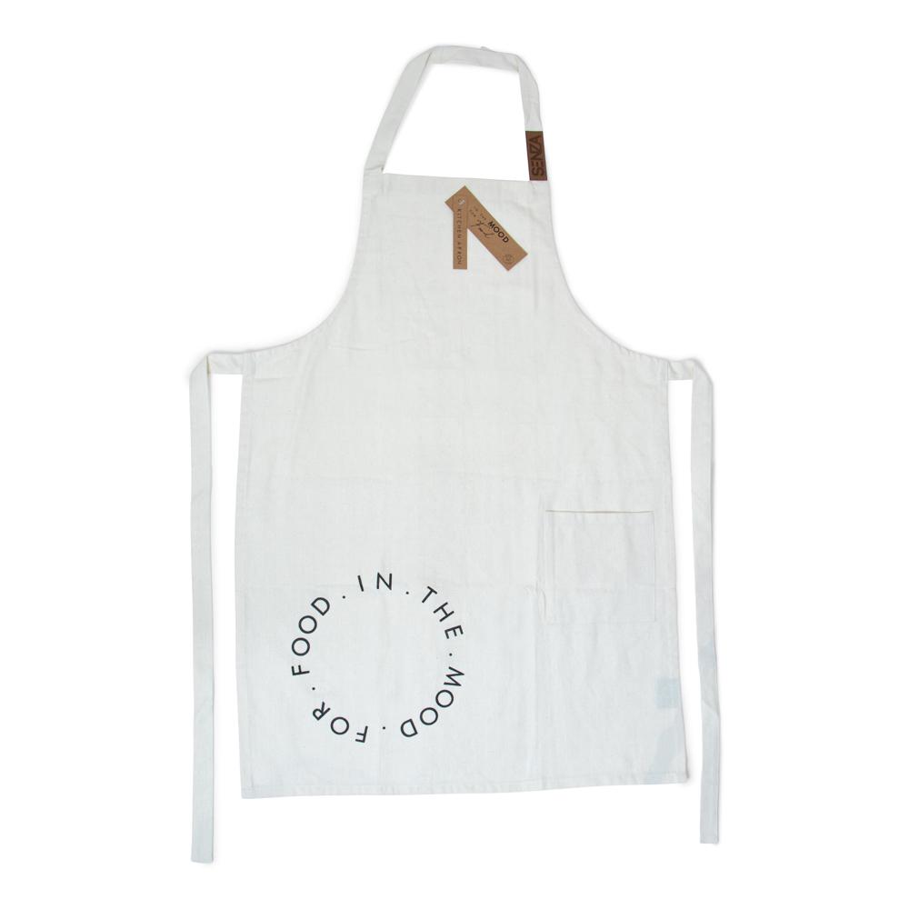 SENZA - KEUKENSCHORT - In the mood for food - wit of zwart - Oosterlinck