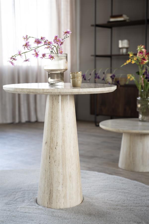 Linck. Aime tafel travertijn 70cm