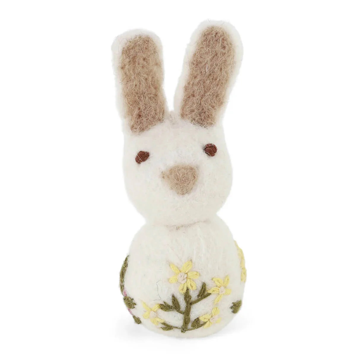 Gry & Sif   Bunny met bloemen in vilt - Oosterlinck Home
