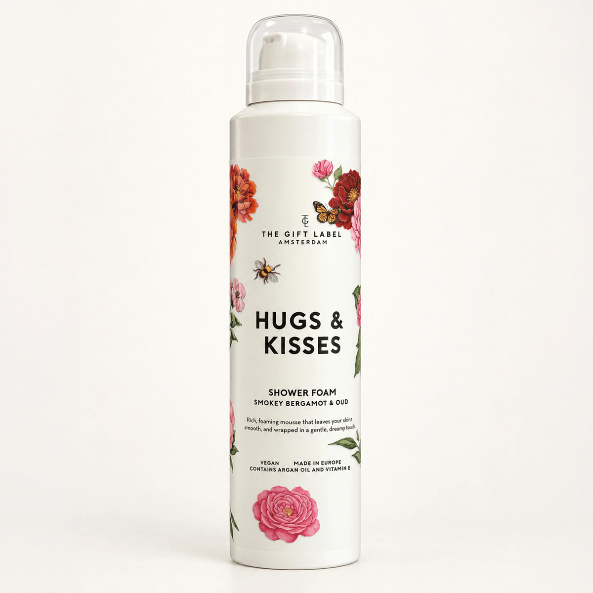 The Gift Label  Shower Foam Hugs & Kisses
