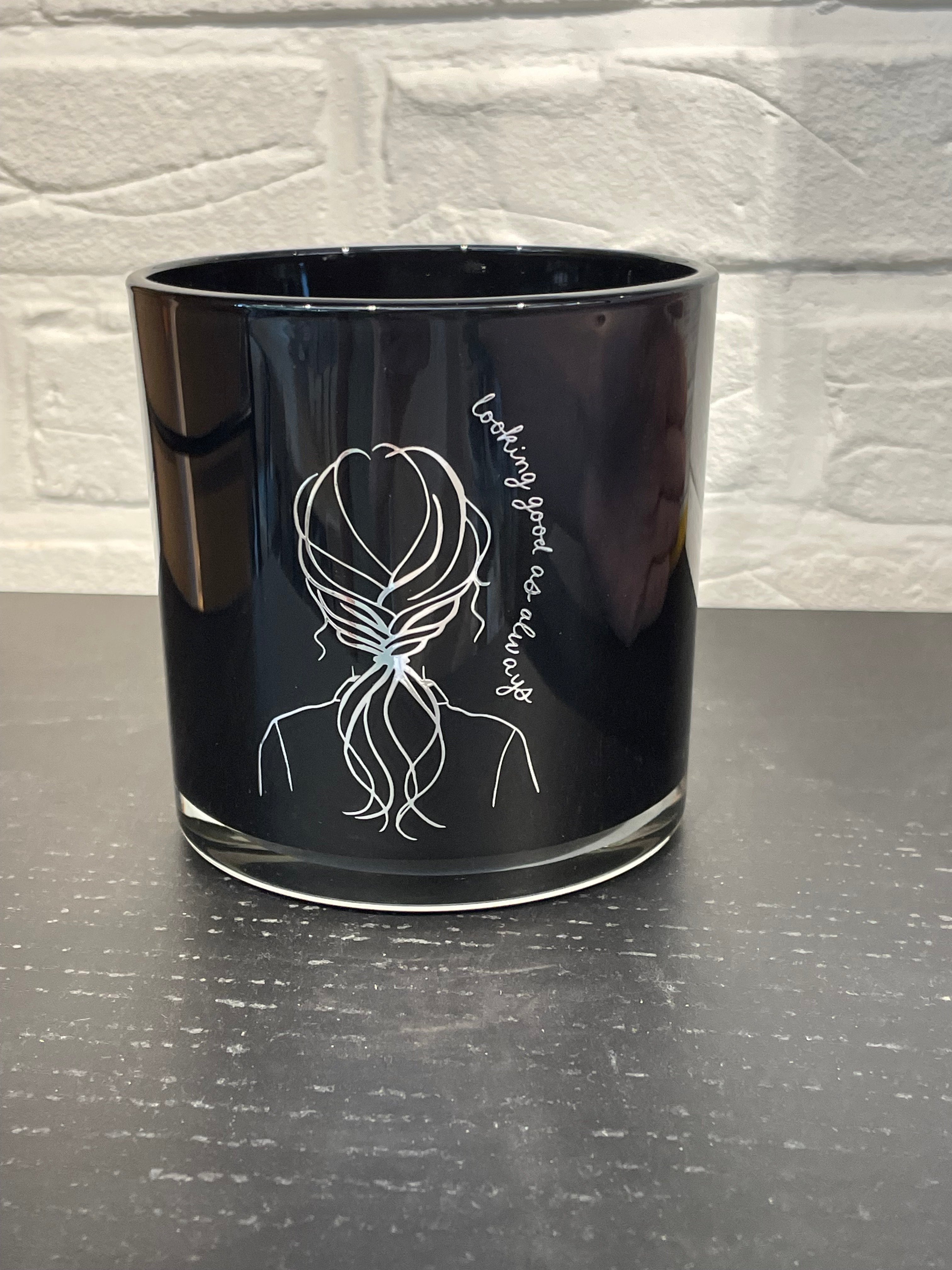 ZUSSS  geurkaars glas meisje positieve boodschap