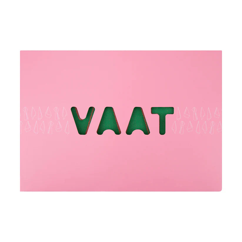 VAAT  Handdoeken giftset I Love Pied De Poule groen