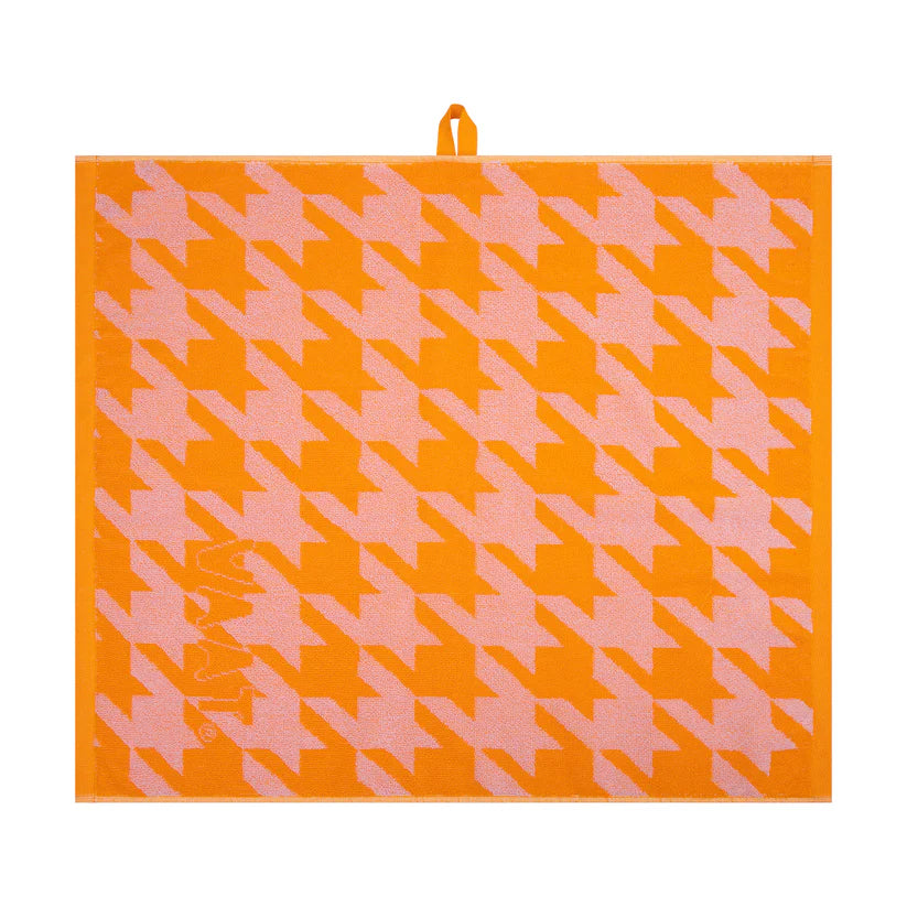 VAAT  Handdoeken giftset I Love Pied De Poule oranje