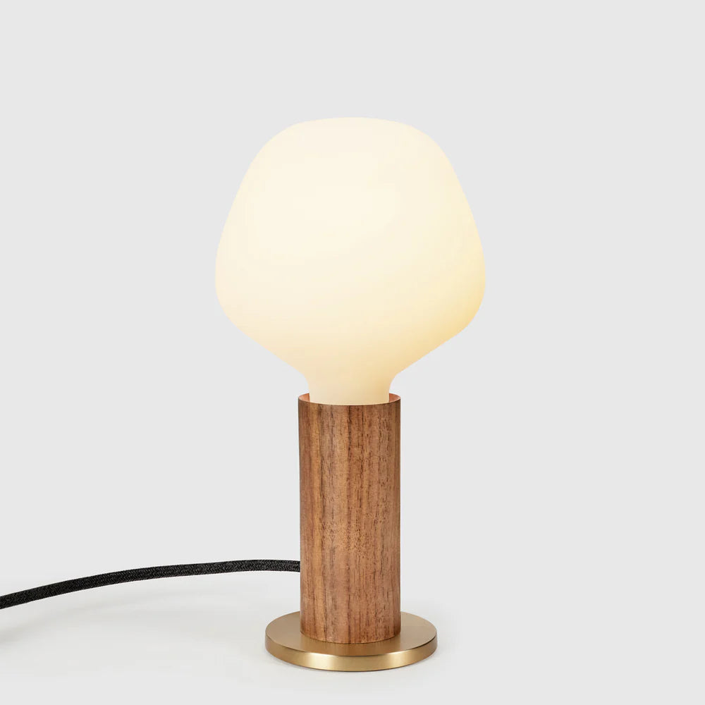TALA Touch Lamp walnut & brass -50% - Oosterlinck Home