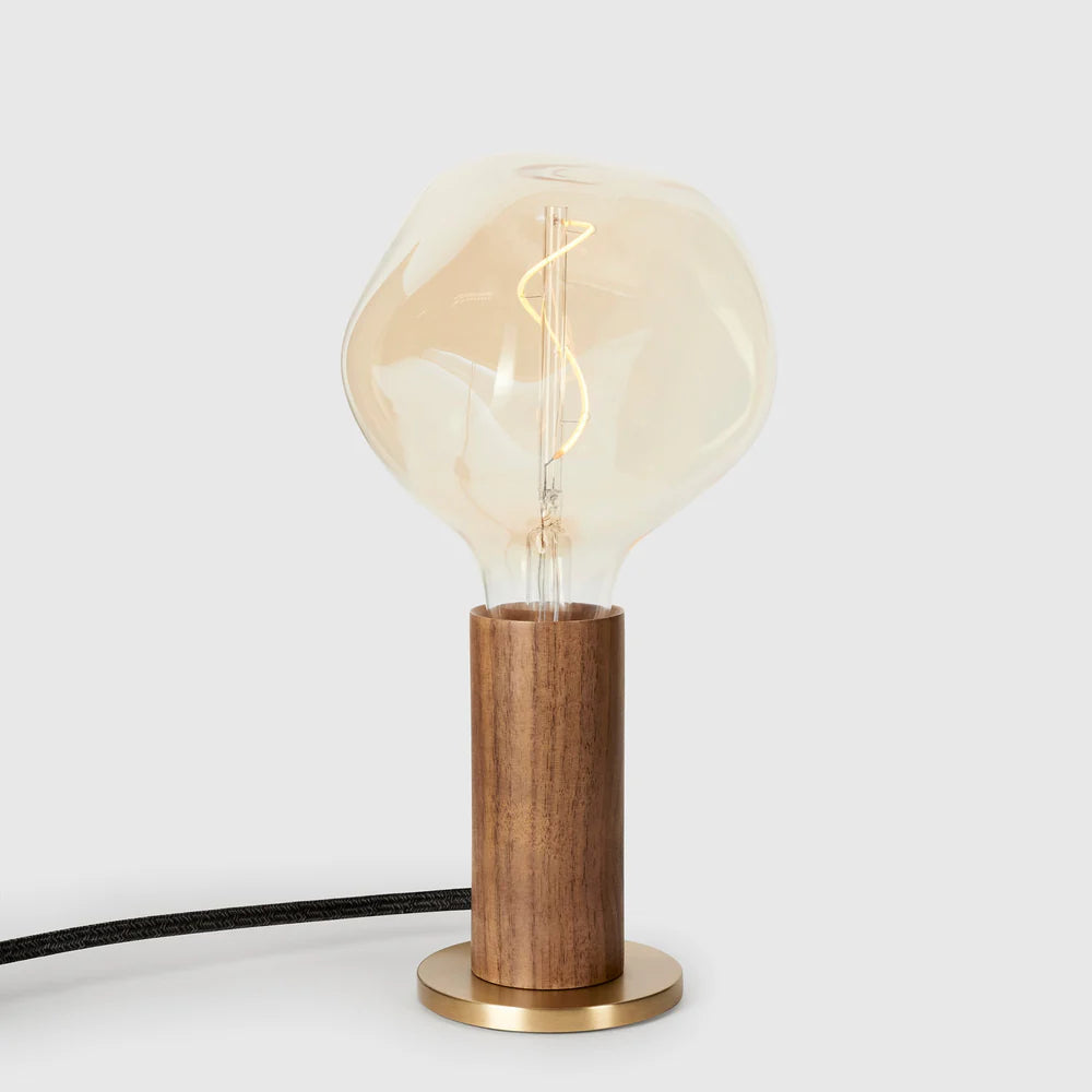 TALA Touch Lamp walnut & brass -50% - Oosterlinck Home