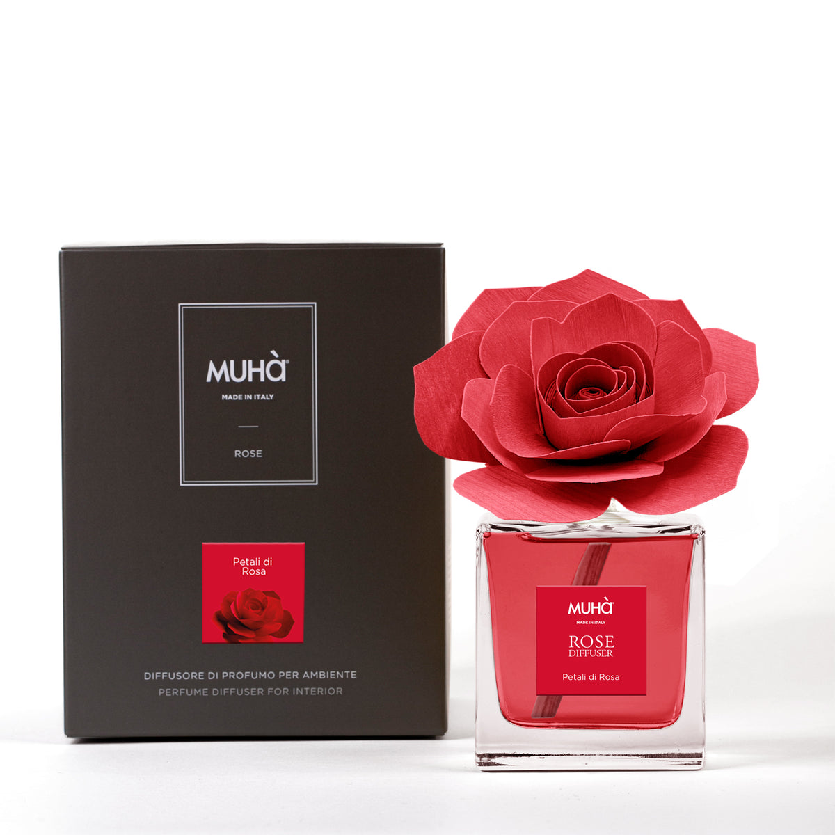Muhà  Diffuser Rose 100ml Rose Petals