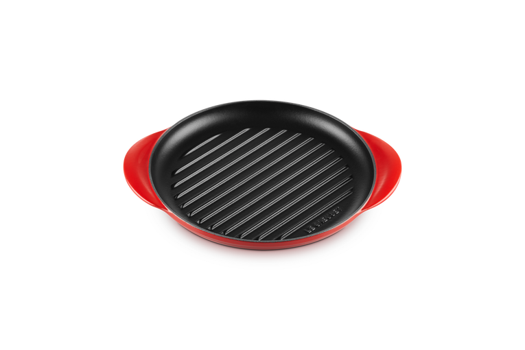 Le Creuset gietijzer grillpan rond 25cm- 3 kleuren - Oosterlinck