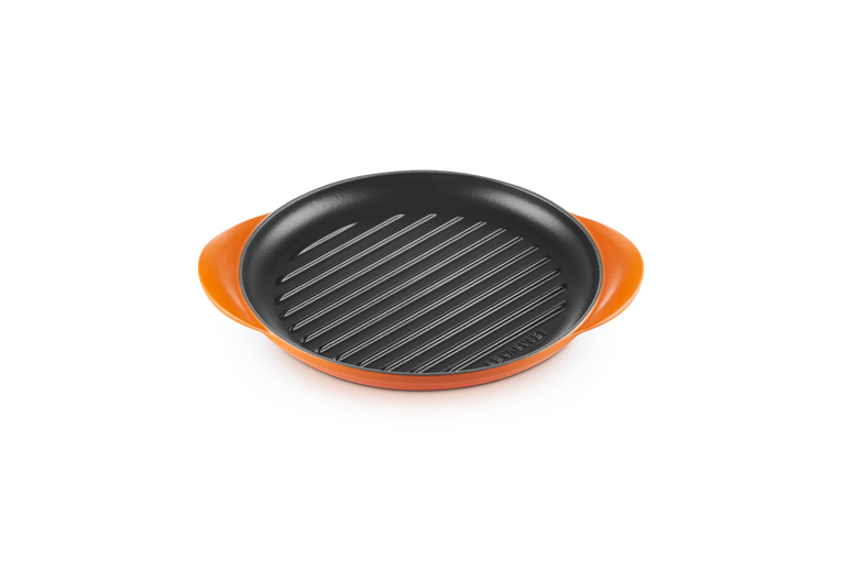 Le Creuset gietijzer grillpan rond 25cm- 3 kleuren - Oosterlinck