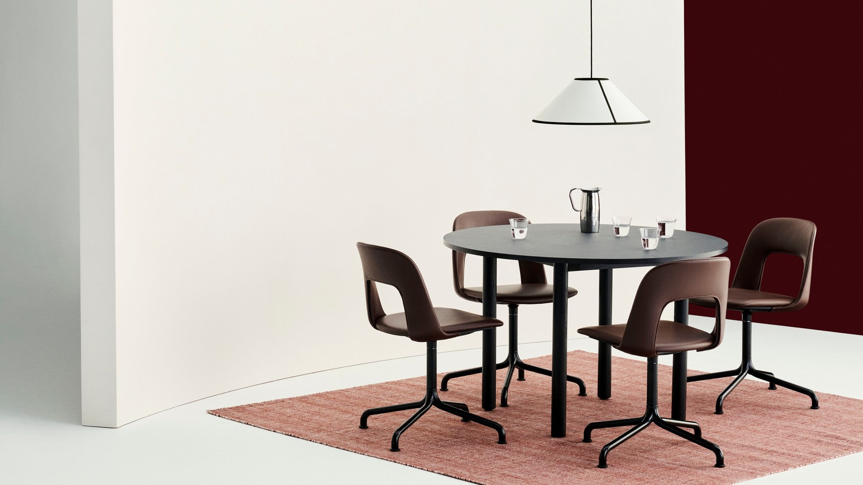 HAY  Haze rug Iron Red (230 x 230) - Oosterlinck Home