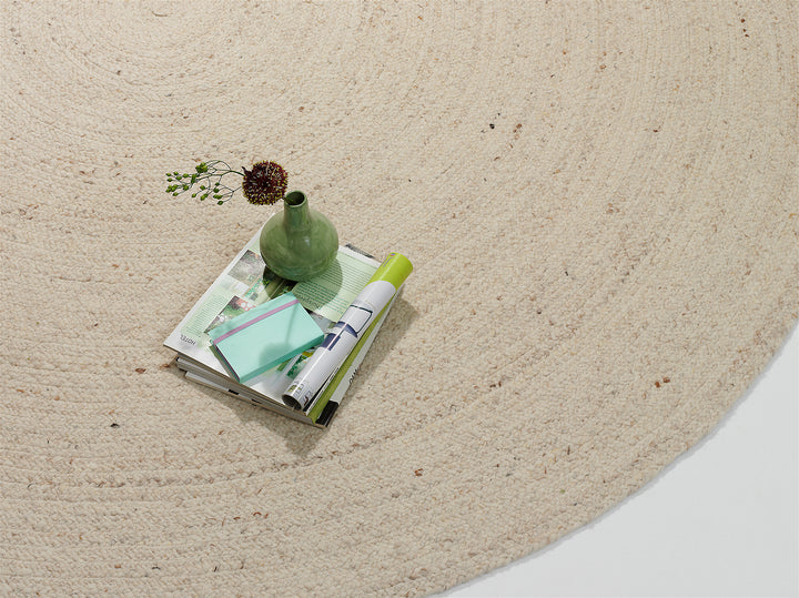 Beside rugs Maze rond tapijt - Oosterlinck