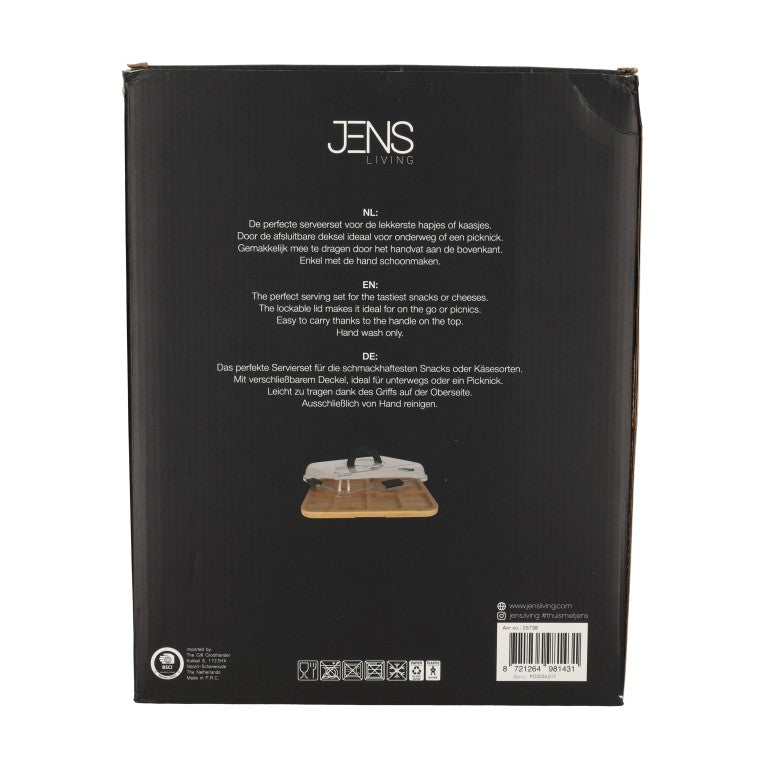 Jens Living  Snack tray met deksel - Oosterlinck Home